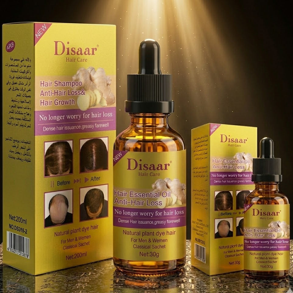 Pack Promo Shampoo Y Serum Anticaida Jengibre Natural🍃