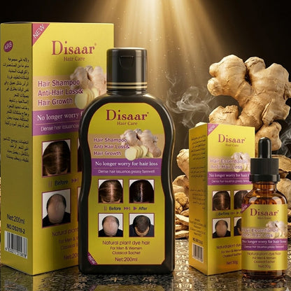 Pack Promo Shampoo Y Serum Anticaida Jengibre Natural🍃