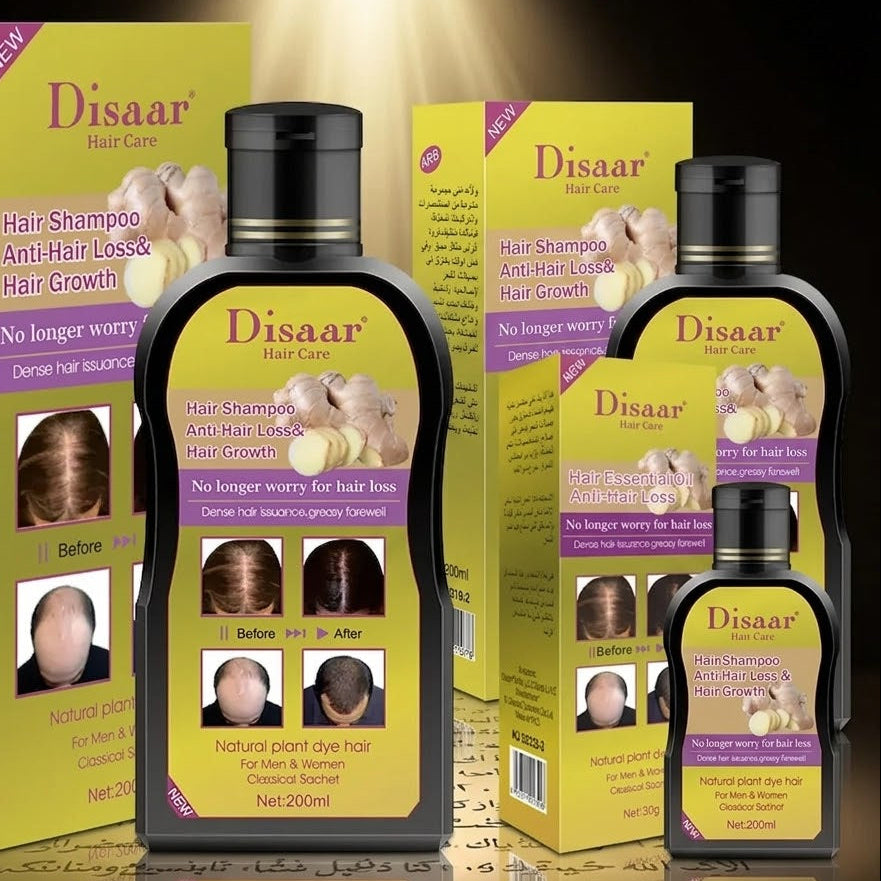 Pack Promo Shampoo Y Serum Anticaida Jengibre Natural🍃